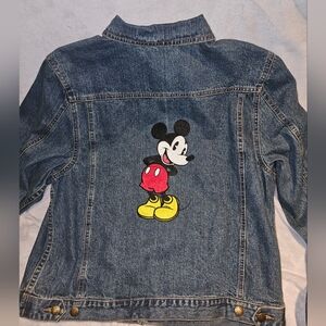 Disney Mickey Mouse Denim Jacket size Large